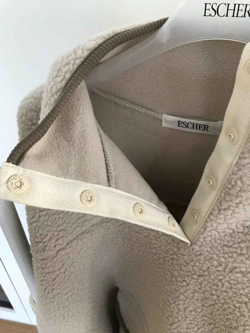 ESCHER韓國代購㊣女士新品推薦真品人氣職業休閑衛衣羊毛拉鏈ESCHER衛衣