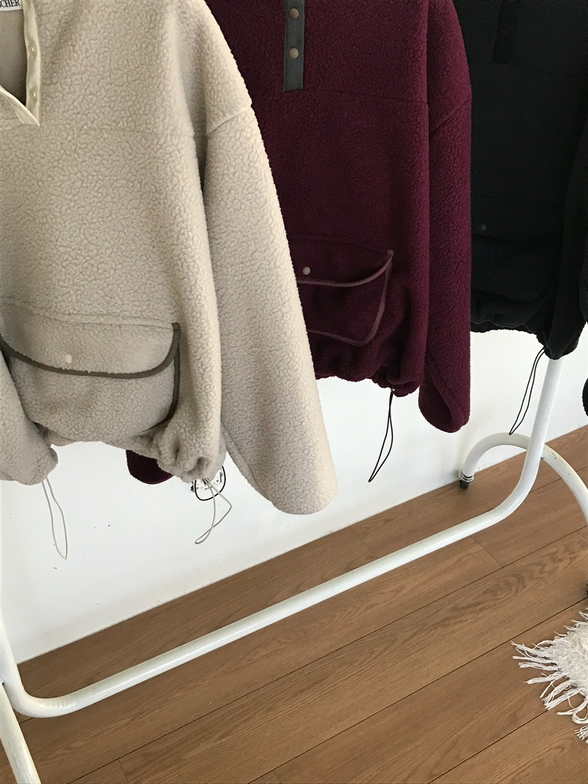 ESCHER韓國代購㊣女士新品推薦真品人氣職業休閑衛衣羊毛拉鏈ESCHER衛衣