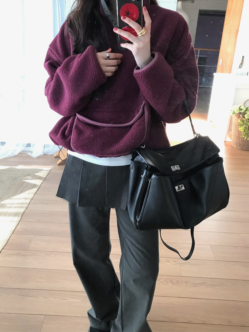 ESCHER韓國代購㊣女士新品推薦真品人氣職業休閑衛衣羊毛拉鏈ESCHER衛衣