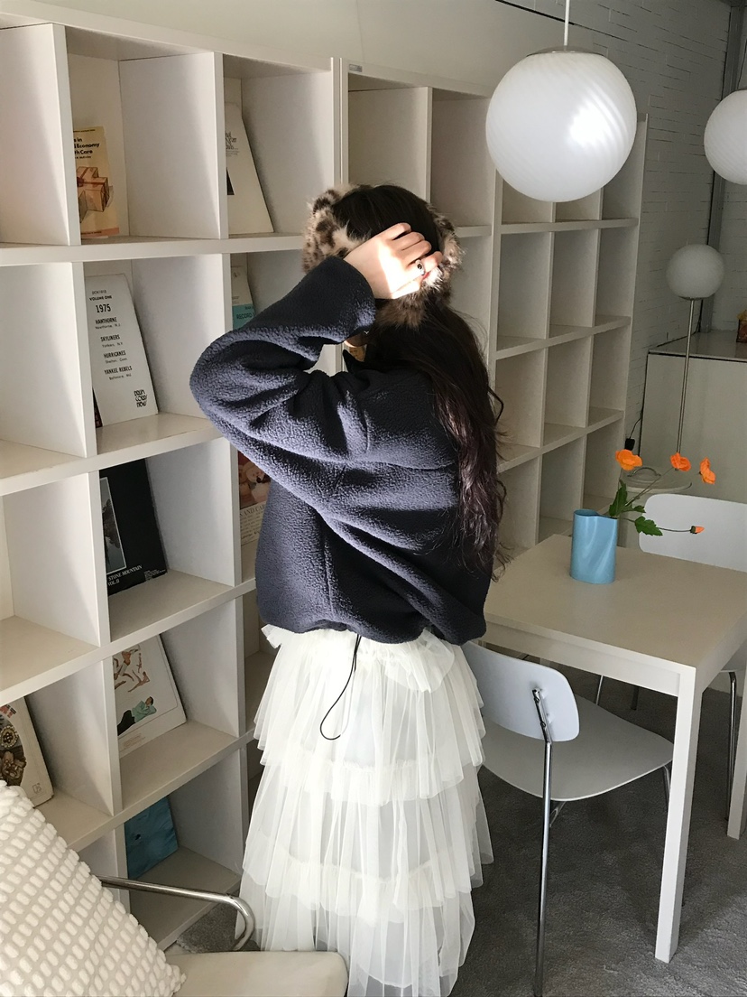 ESCHER韓國代購㊣女士新品推薦真品人氣職業休閑衛衣羊毛拉鏈ESCHER衛衣