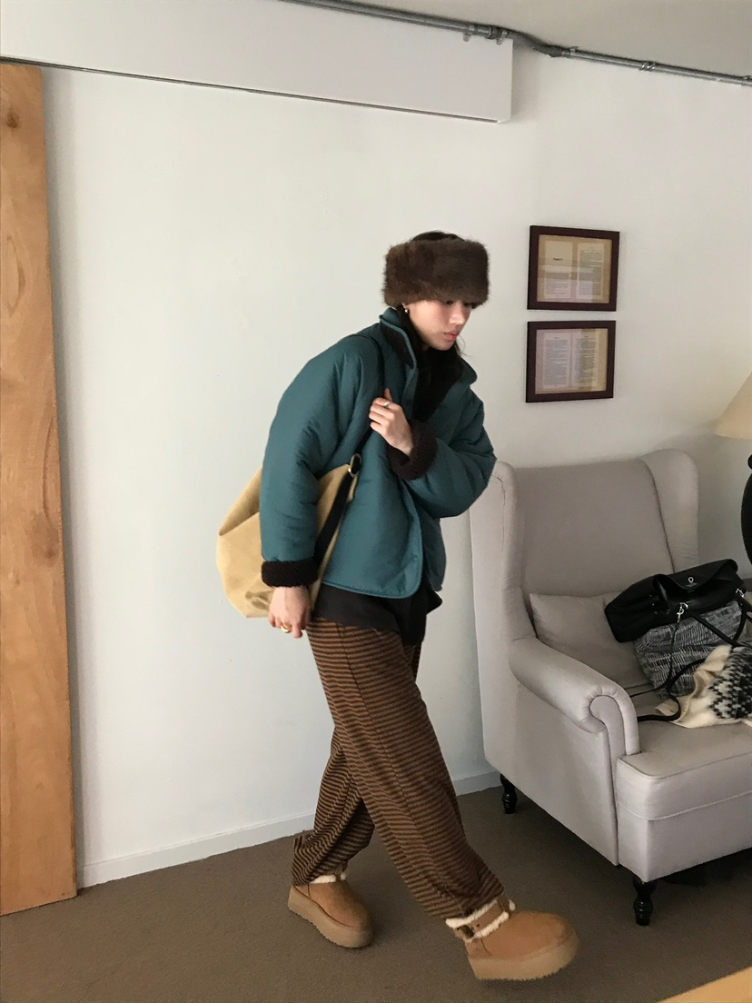 ESCHER韓國代購㊣女裝新款熱賣真品推薦25秋冬休閑時尚夾克ESCHER夾克