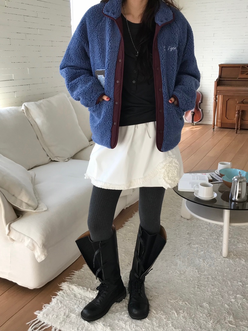 ESCHER韓國代購㊣女裝新款熱賣真品推薦25秋冬休閑時尚夾克ESCHER夾克