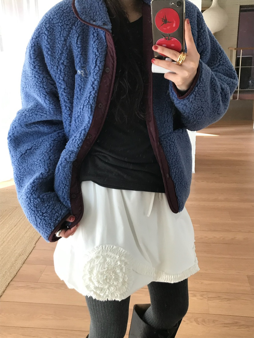 ESCHER韓國代購㊣女裝新款熱賣真品推薦25秋冬休閑時尚夾克ESCHER夾克