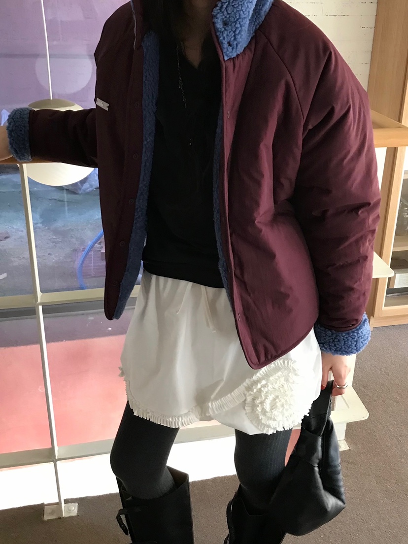 ESCHER韓國代購㊣女裝新款熱賣真品推薦25秋冬休閑時尚夾克ESCHER夾克