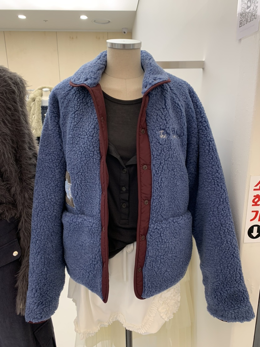 ESCHER韓國代購㊣女裝新款熱賣真品推薦25秋冬休閑時尚夾克ESCHER夾克圖色2