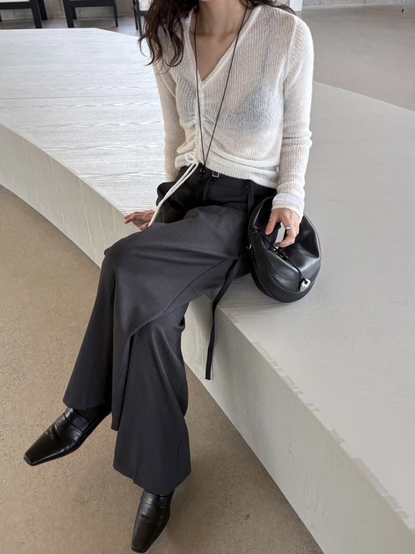 MOMENT東大門㊣代購女裝新款休閑推薦人氣真品25秋冬休閑褲MOMENT/RECOVER休閑褲