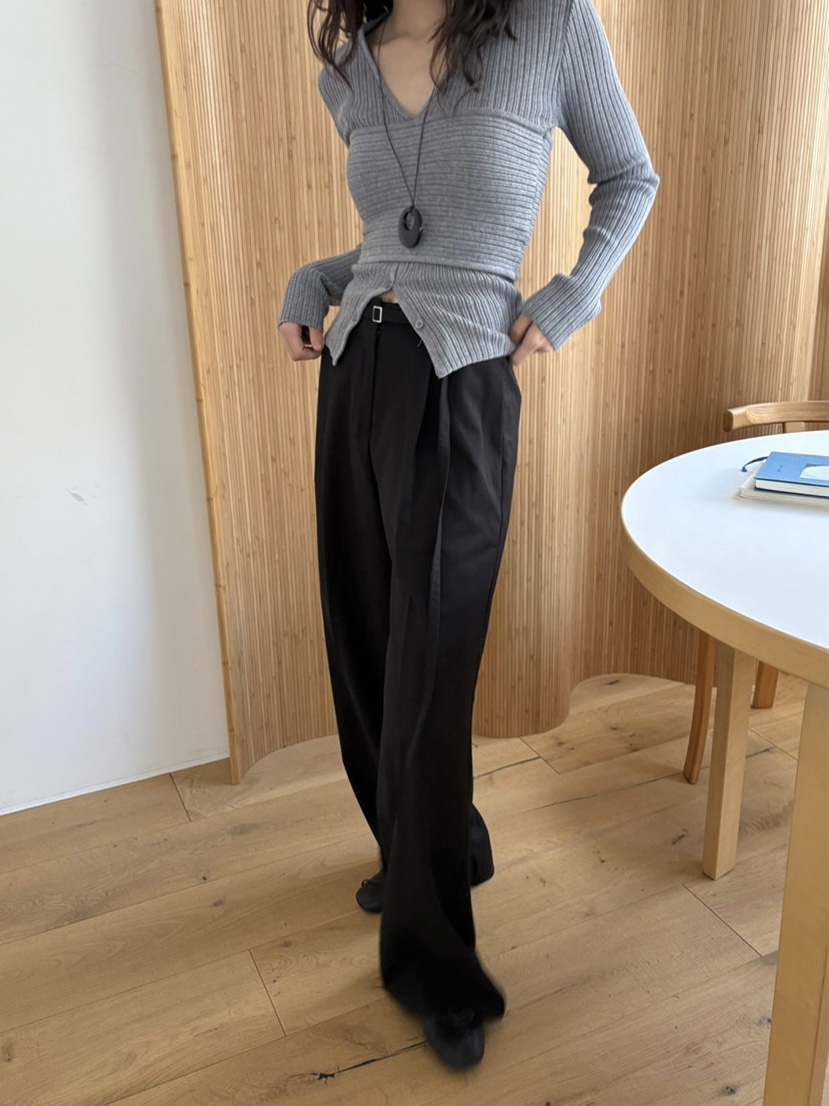 MOMENT東大門㊣代購女裝新款休閑推薦人氣真品25秋冬休閑褲MOMENT/RECOVER休閑褲