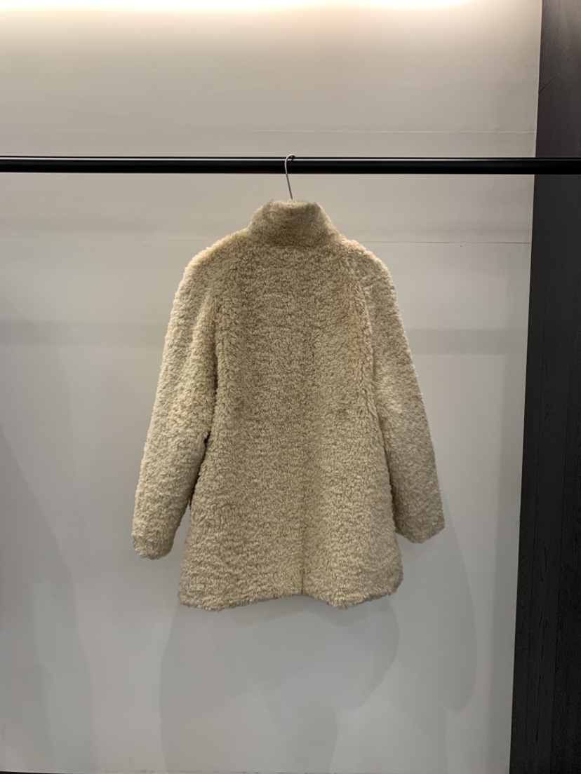 MURMUR韓國代購㊣女士新品25秋冬時尚真品休閑中長款大衣毛皮MURMUR中長款大衣