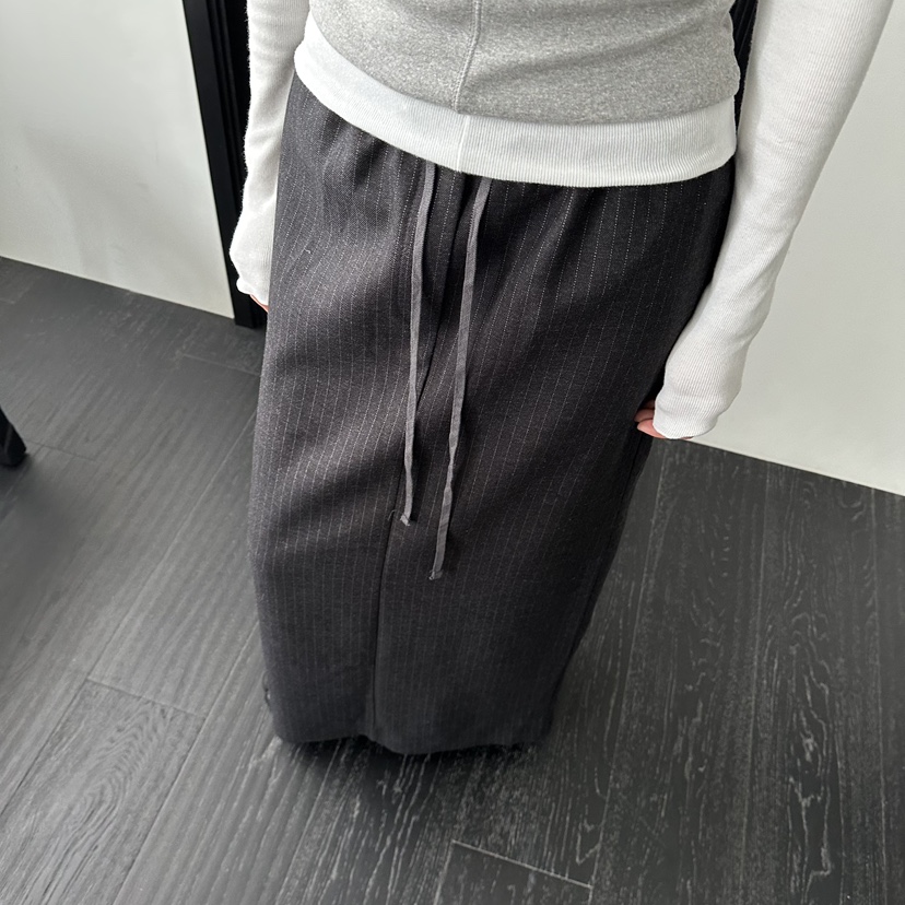 MOMENT東大門㊣代購女裝新款休閑推薦熱賣25秋冬職業真品長裙MOMENT/RECOVER長裙