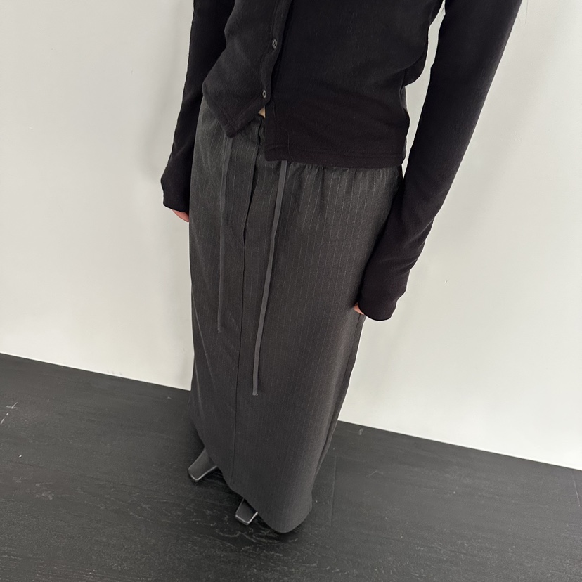 MOMENT東大門㊣代購女裝新款休閑推薦熱賣25秋冬職業真品長裙MOMENT/RECOVER長裙