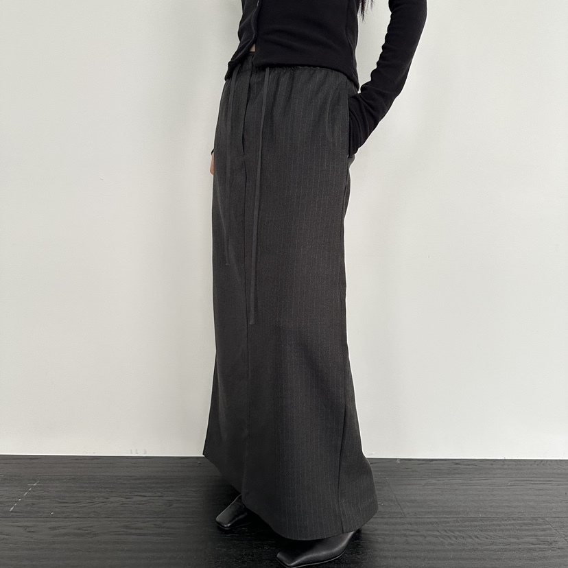 MOMENT東大門㊣代購女裝新款休閑推薦熱賣25秋冬職業真品長裙MOMENT/RECOVER長裙