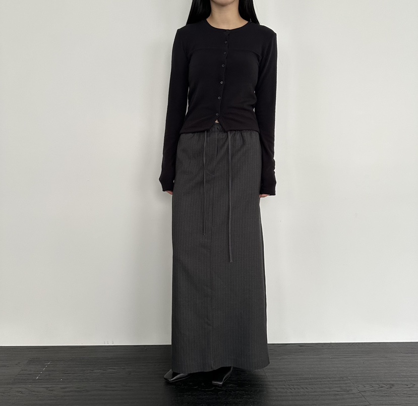 MOMENT東大門㊣代購女裝新款休閑推薦熱賣25秋冬職業真品長裙MOMENT/RECOVER長裙圖色2