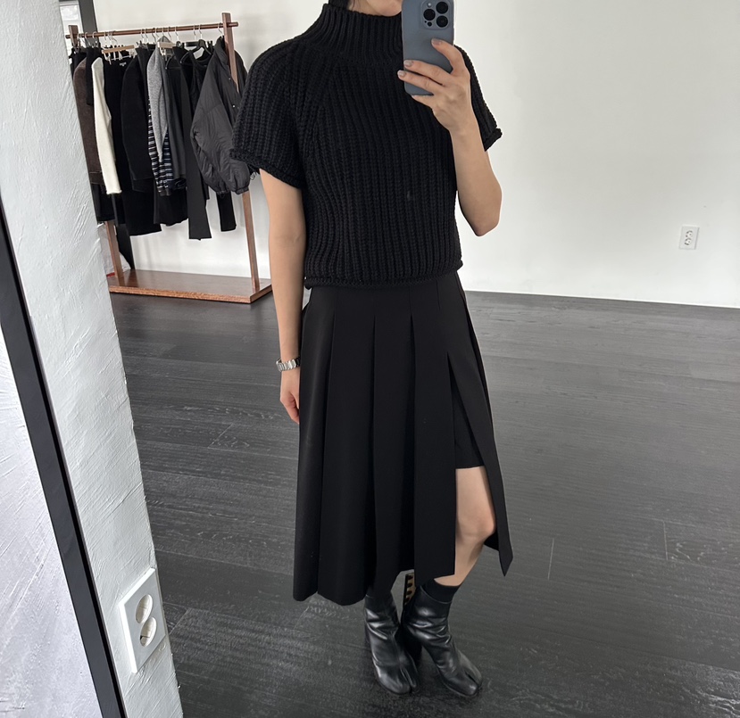 MOMENT東大門㊣實拍女裝新款真品時尚職業休閑半身裙中短裙MOMENT/RECOVER半身裙/中短裙