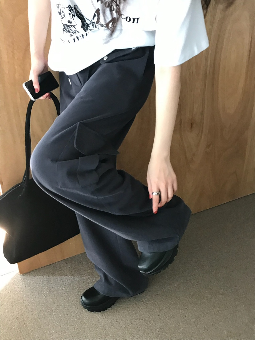 ESCHER東大門㊣直郵女士新品熱賣人氣推薦25秋冬休閑休閑褲ESCHER休閑褲