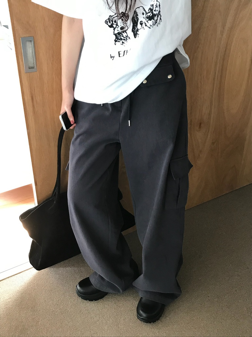 ESCHER東大門㊣直郵女士新品熱賣人氣推薦25秋冬休閑休閑褲ESCHER休閑褲