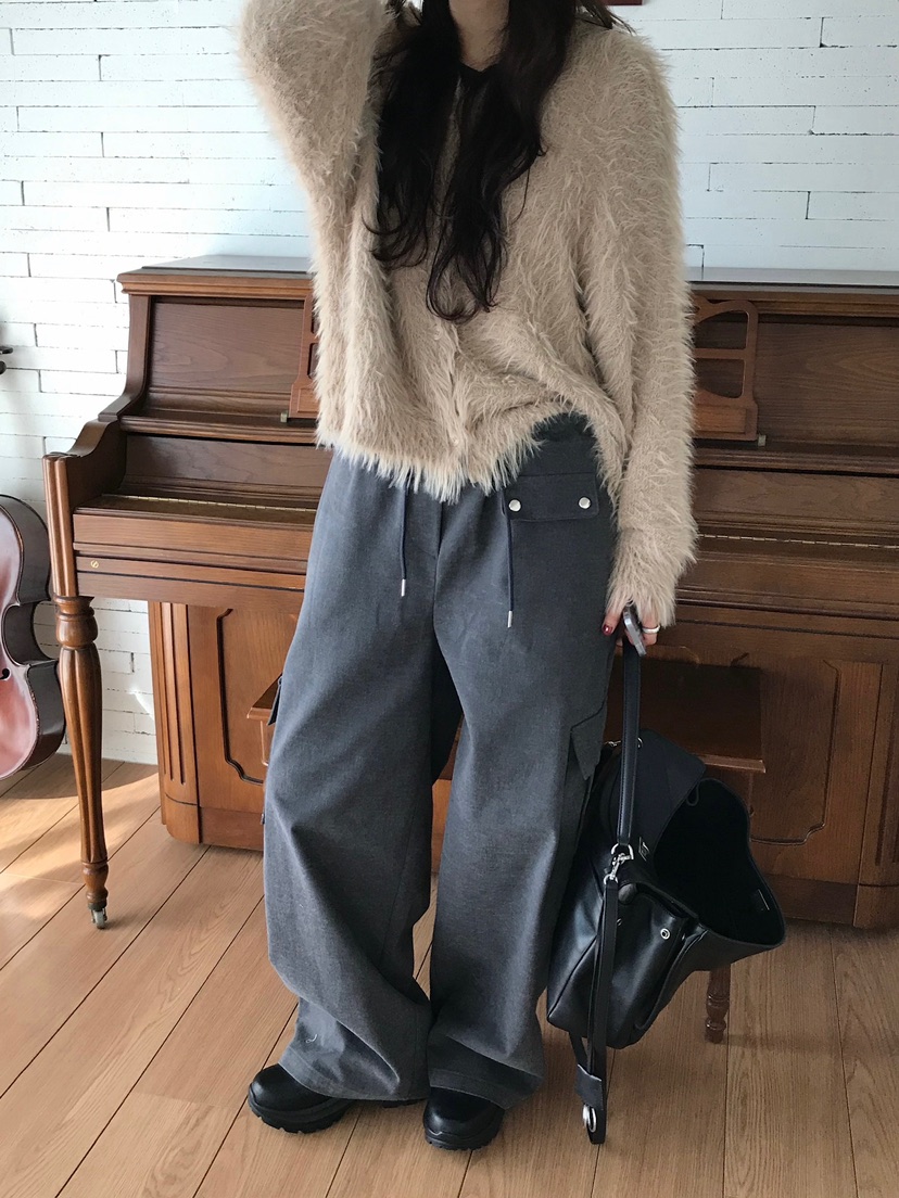 ESCHER東大門㊣直郵女士新品熱賣人氣推薦25秋冬休閑休閑褲ESCHER休閑褲