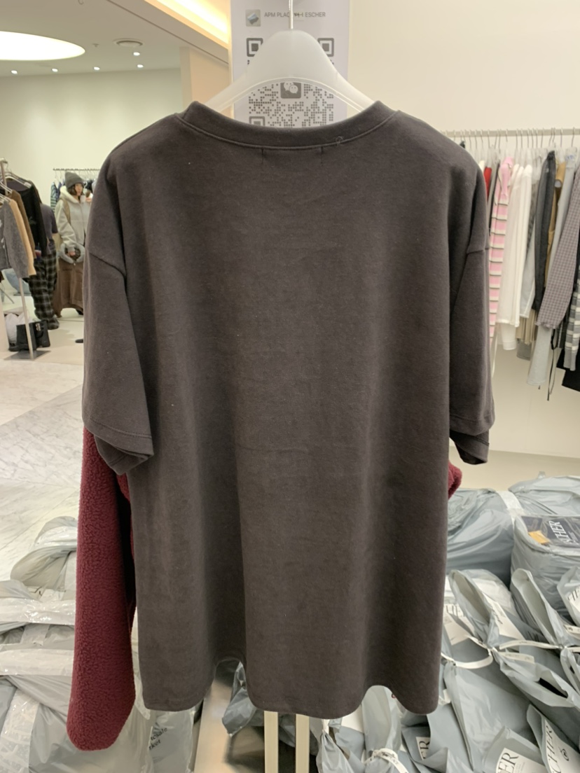 ESCHER韓國直郵㊣女裝新款真品職業時尚25秋冬人氣休閑熱賣T恤ESCHERT恤