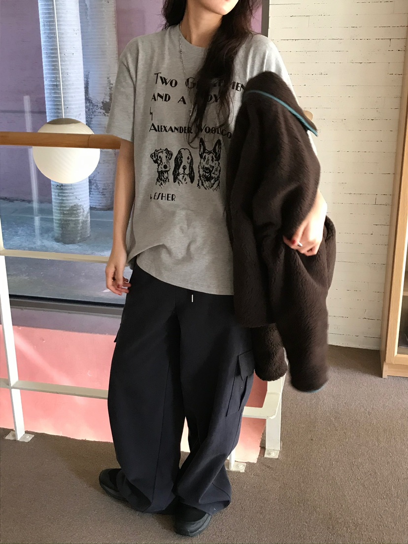 ESCHER韓國直郵㊣女裝新款真品職業時尚25秋冬人氣休閑熱賣T恤ESCHERT恤