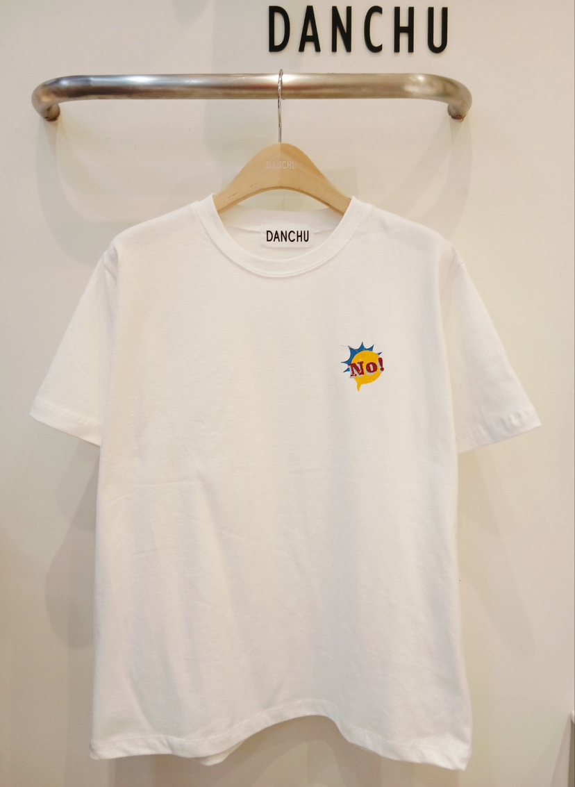 DANCHU韓國直郵㊣女裝新品人氣25秋冬熱賣推薦真品時尚休閑T恤DANCHUT恤圖色1