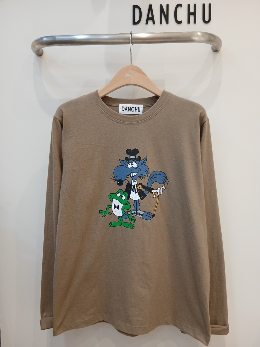 DANCHU東大門㊣代購女裝新款職業休閑熱賣時尚25秋冬長袖T恤DANCHU長袖T恤圖色2