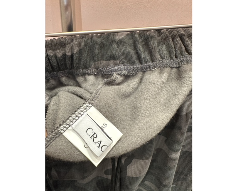 CRACKERS東大門㊣直郵女裝新款推薦職業25秋冬休閑褲加絨迷彩CRACKERS休閑褲