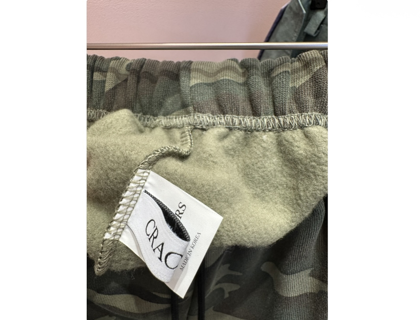 CRACKERS東大門㊣直郵女裝新款推薦職業25秋冬休閑褲加絨迷彩CRACKERS休閑褲