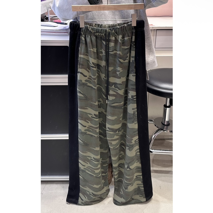 CRACKERS東大門㊣直郵女裝新款推薦職業25秋冬休閑褲加絨迷彩CRACKERS休閑褲圖色1