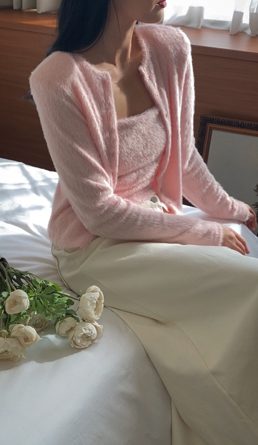 N BROWN韓國直郵㊣女裝新品人氣休閑推薦25秋冬套裝開襟衫N BROWN套裝