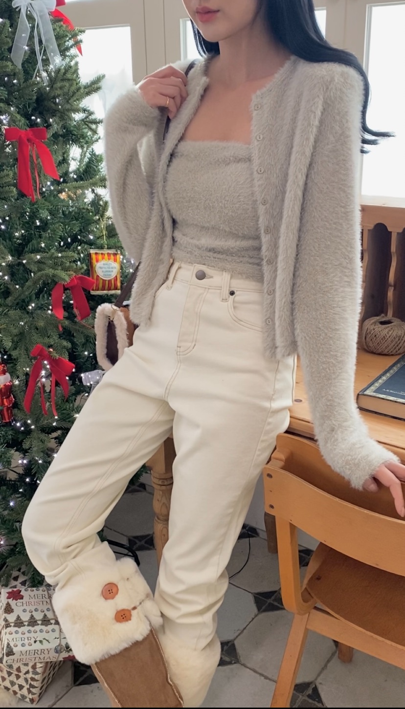 N BROWN韓國直郵㊣女裝新品人氣休閑推薦25秋冬套裝開襟衫N BROWN套裝