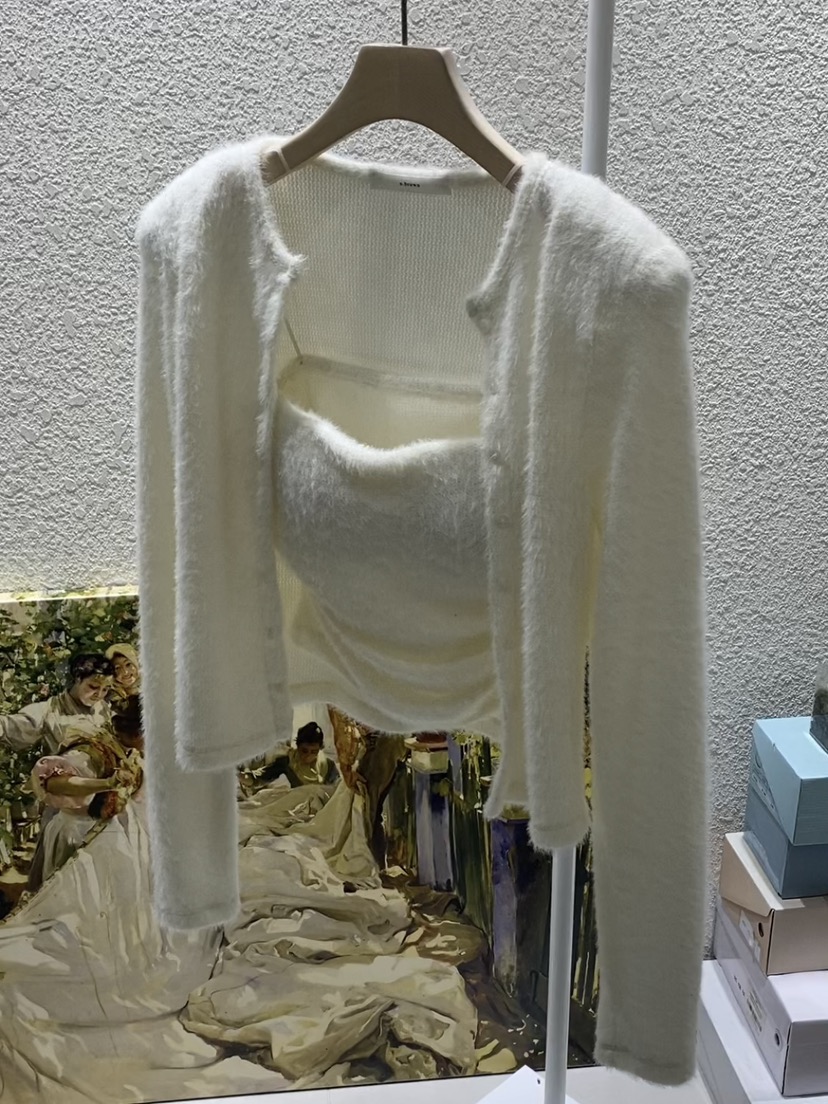 N BROWN韓國直郵㊣女裝新品人氣休閑推薦25秋冬套裝開襟衫N BROWN套裝圖色3