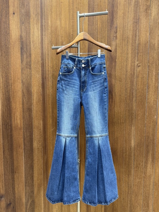 2TWO MOON韓國代購㊣女裝新款熱賣人氣時尚真品25秋冬牛仔褲2TWO MOON牛仔褲圖色1