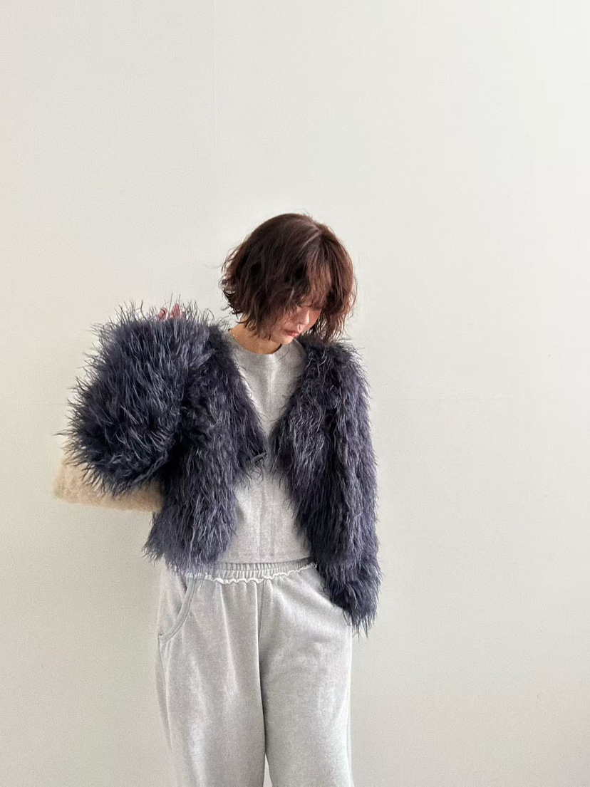 OLI SEOUL東大門㊣實拍女士新款25秋冬時尚熱賣人氣短款大衣OLI SEOUL短款大衣