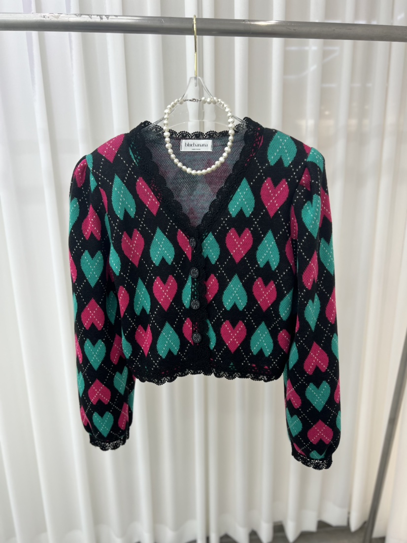 BLUE BANANA韓國代購㊣女士新品人氣休閑職業針織衫不含項鏈BLUE BANANA針織衫圖色1