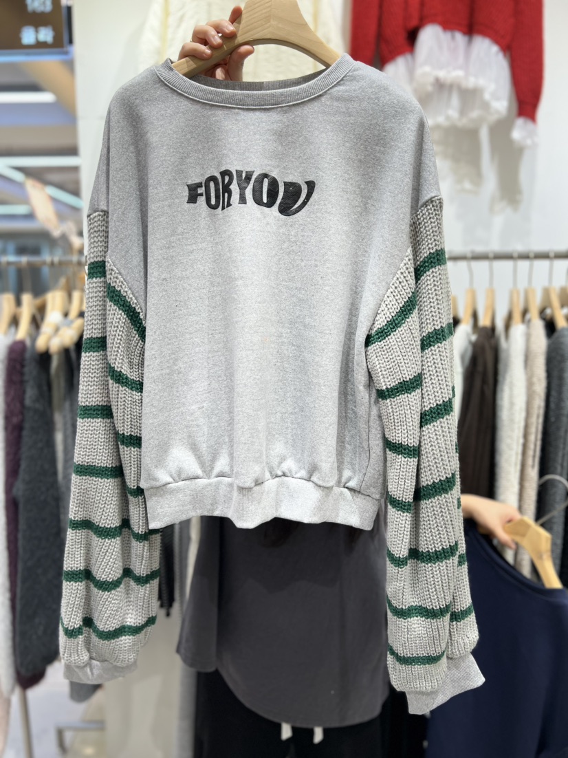 OLA東大門㊣直郵女士新品真品熱賣25秋冬時尚職業休閑推薦衛衣mellor/OLA衛衣圖色1