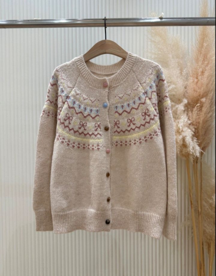 RICO韓國代購㊣女裝新款25秋冬職業時尚熱賣人氣真品針織衫bling bling/RICO針織衫圖色1