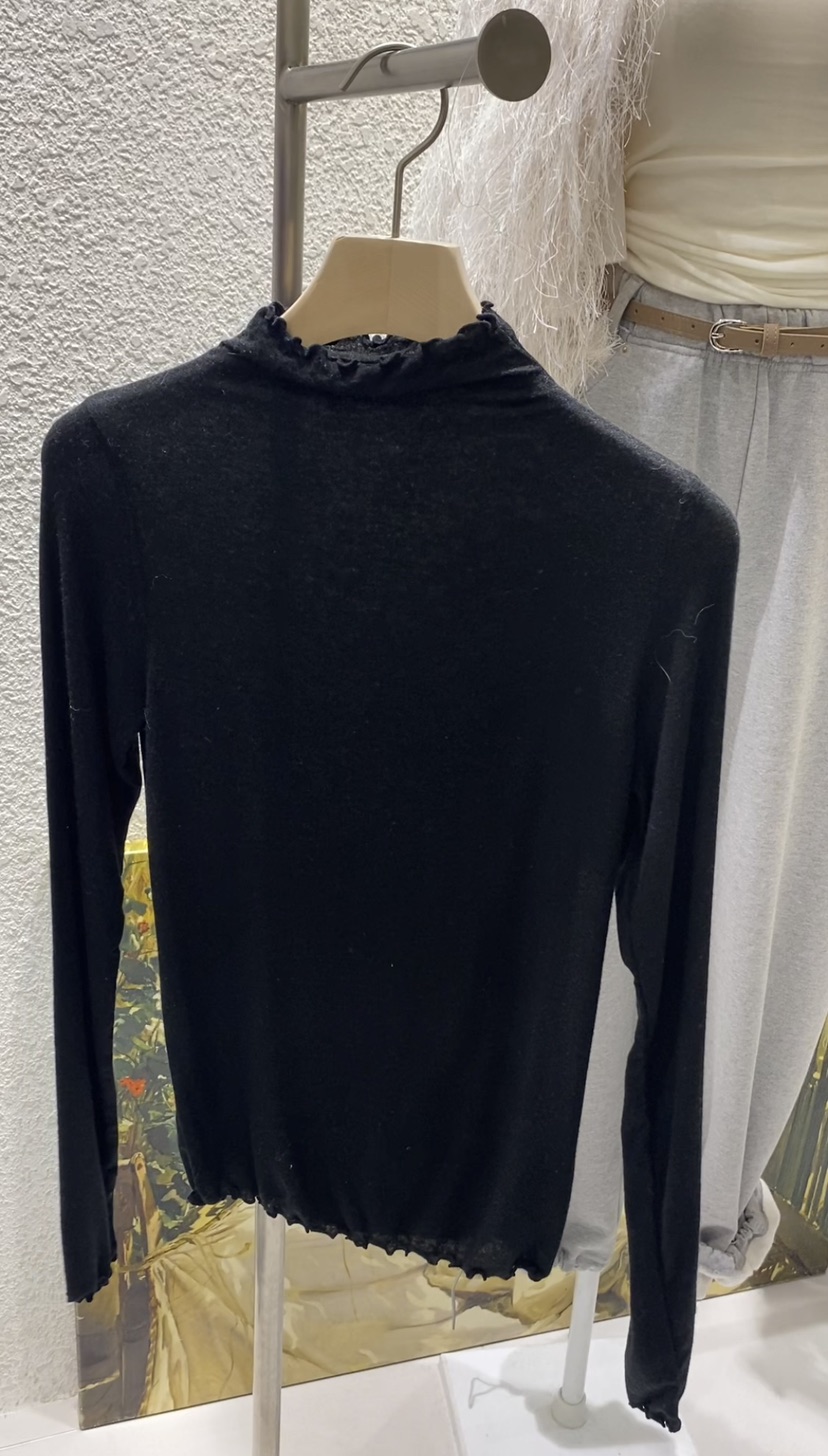 N BROWN東大門㊣實拍女裝新款人氣真品25秋冬時尚休閑長袖T恤N BROWN長袖T恤圖色6