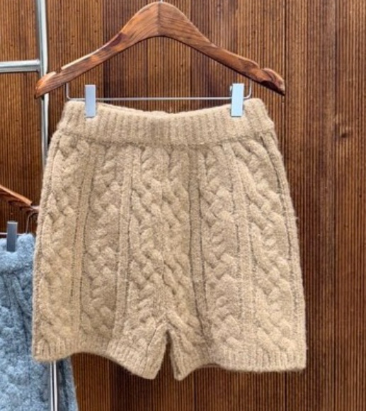 2TWO MOON東大門㊣代購女士新款職業推薦熱賣時尚短褲羊毛2TWO MOON短褲圖色2