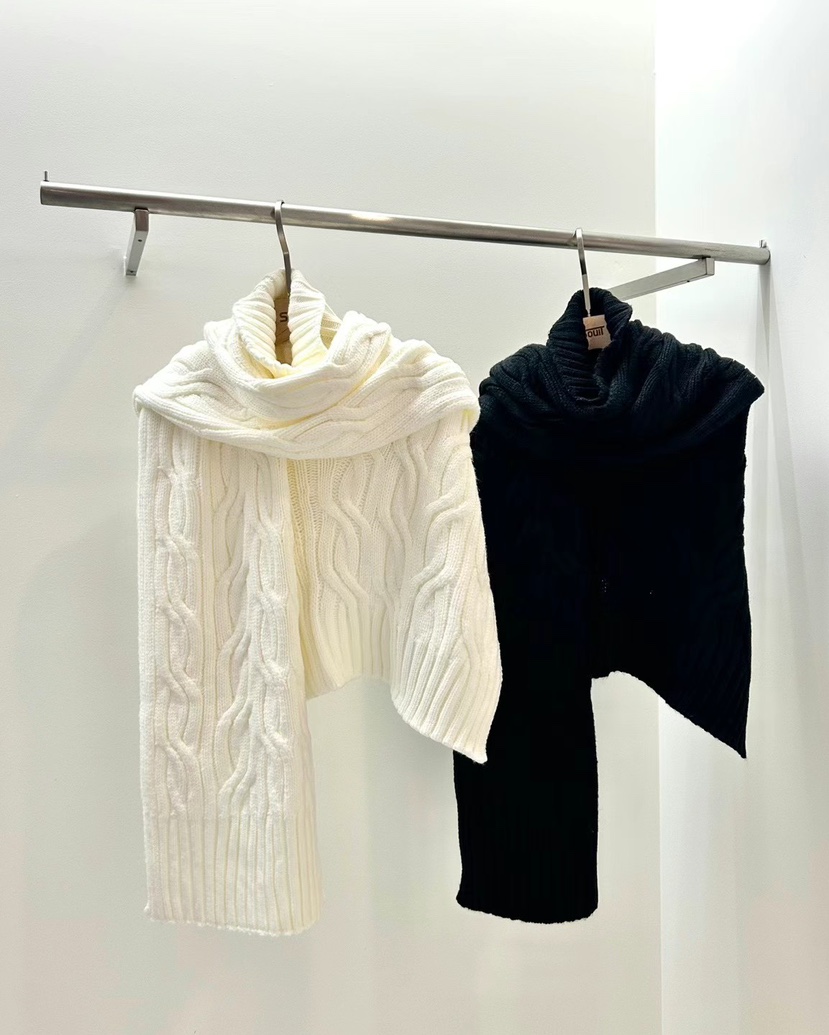 SOUIT韓國代購㊣女裝新品真品時尚人氣25秋冬休閑圍巾披肩披肩SOUIT by mabel-L圍巾/披肩