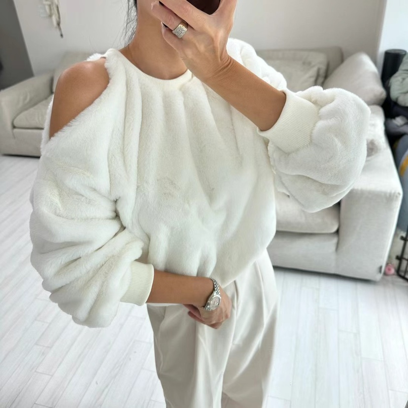 SOUIT東大門㊣代購女士新品熱賣職業人氣25秋冬推薦衛衣貂皮SOUIT by mabel-L衛衣