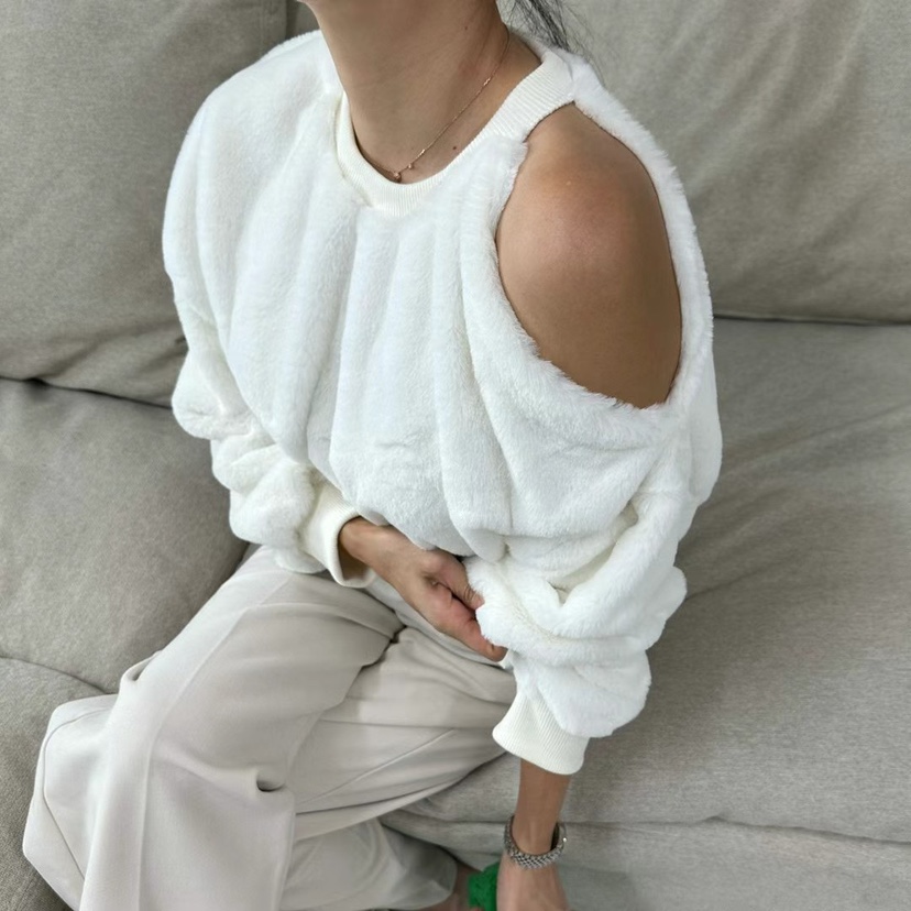 SOUIT東大門㊣代購女士新品熱賣職業人氣25秋冬推薦衛衣貂皮SOUIT by mabel-L衛衣