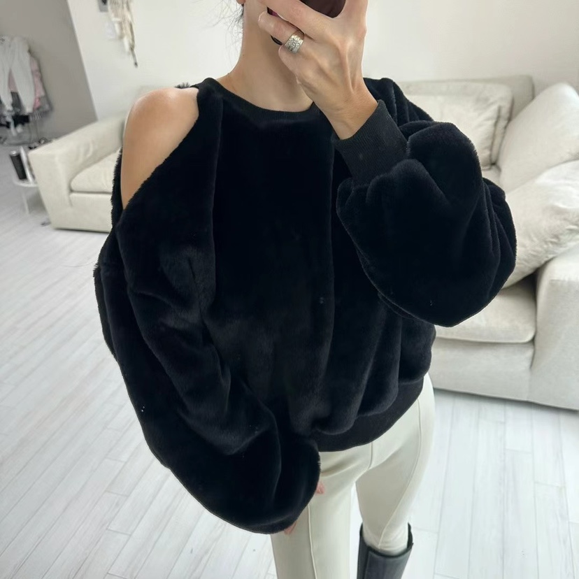 SOUIT東大門㊣代購女士新品熱賣職業人氣25秋冬推薦衛衣貂皮SOUIT by mabel-L衛衣