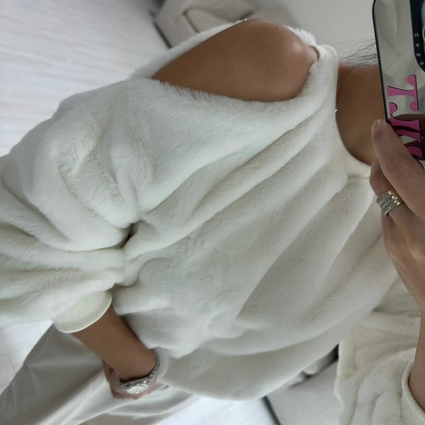 SOUIT東大門㊣代購女士新品熱賣職業人氣25秋冬推薦衛衣貂皮SOUIT by mabel-L衛衣