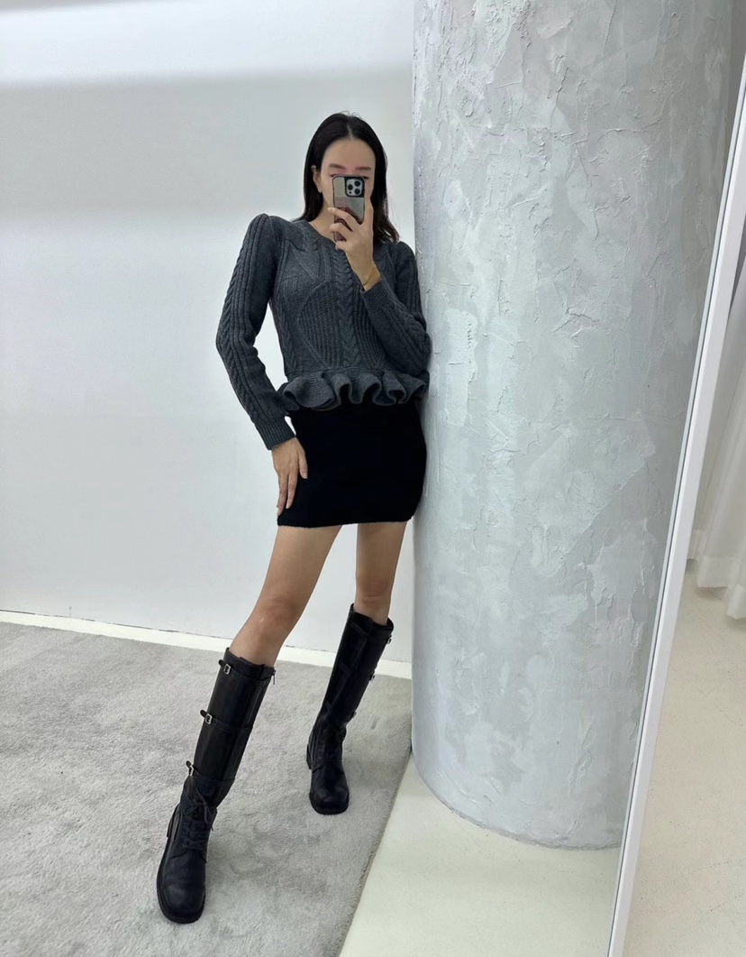 SOUIT東大門㊣直郵女士新款25秋冬時尚熱賣人氣職業真品短裙SOUIT by mabel-L短裙