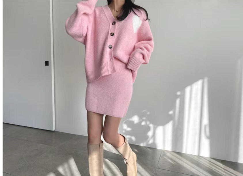 SOUIT韓國直郵㊣女士新品25秋冬熱賣休閑推薦人氣針織衫開衫SOUIT by mabel-L針織衫