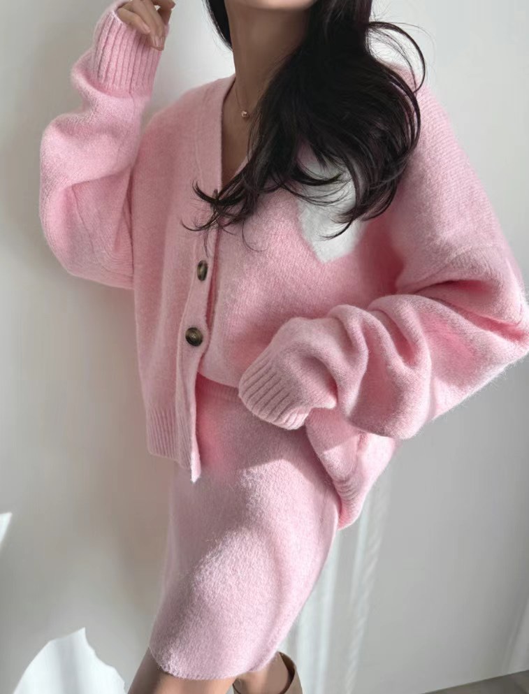 SOUIT韓國直郵㊣女士新品25秋冬熱賣休閑推薦人氣針織衫開衫SOUIT by mabel-L針織衫