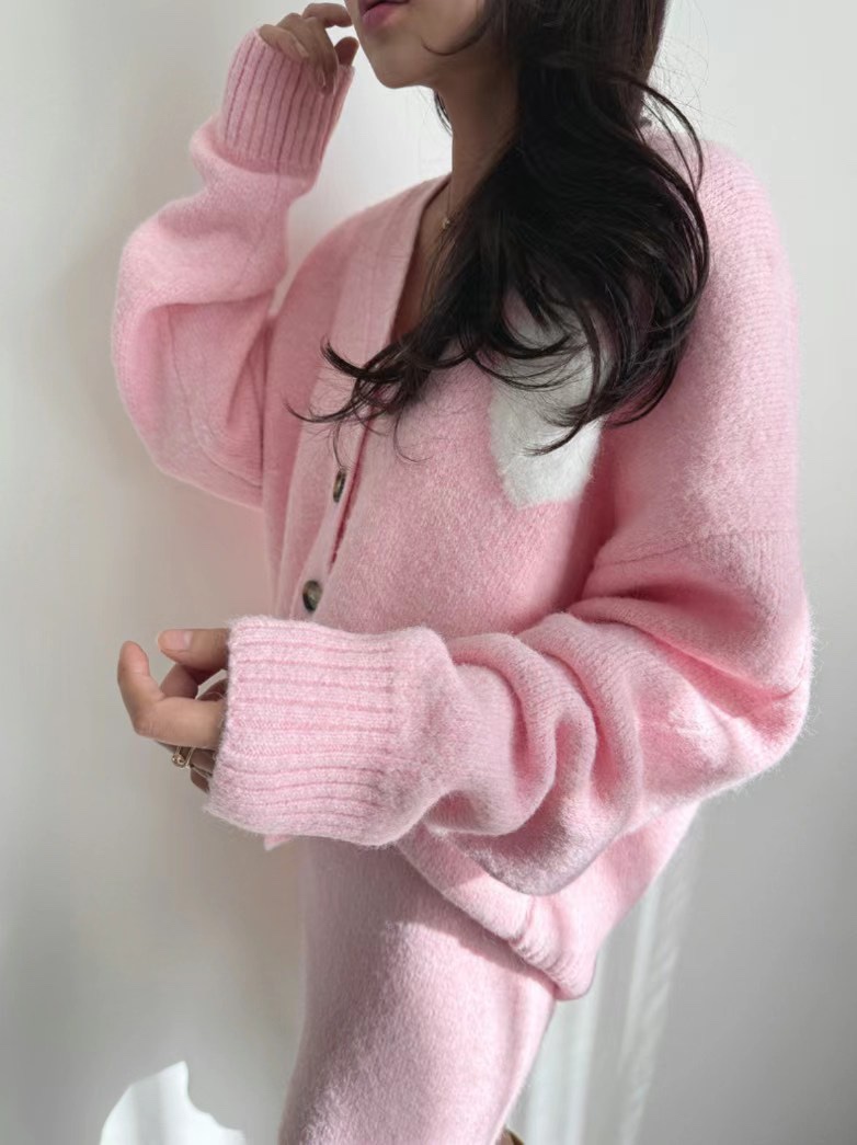 SOUIT韓國直郵㊣女士新品25秋冬熱賣休閑推薦人氣針織衫開衫SOUIT by mabel-L針織衫