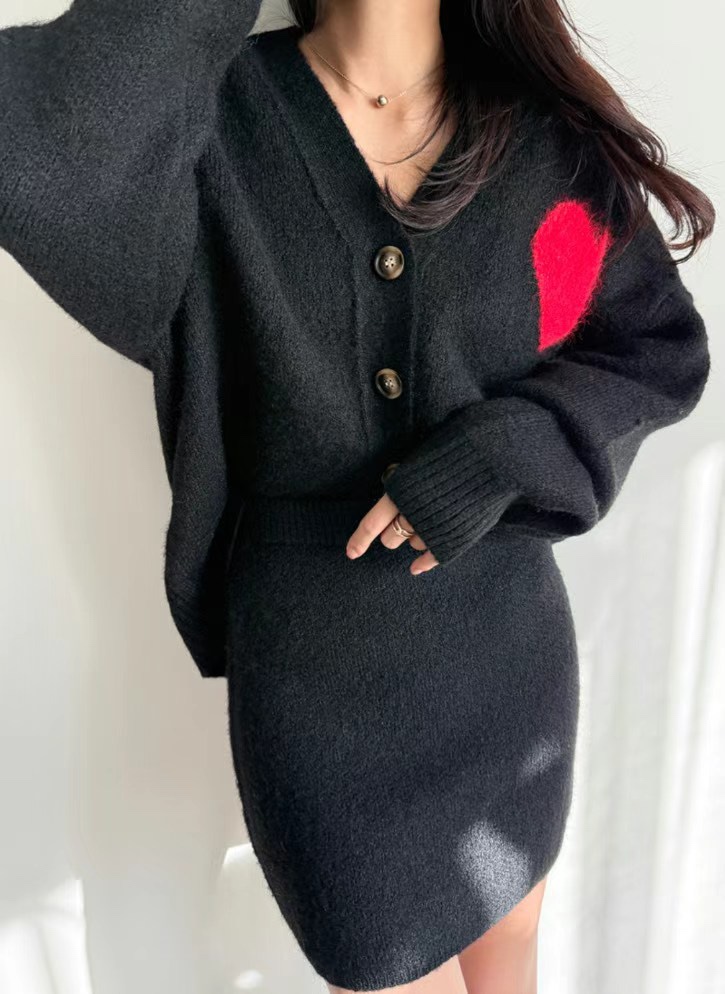 SOUIT韓國直郵㊣女士新品25秋冬熱賣休閑推薦人氣針織衫開衫SOUIT by mabel-L針織衫