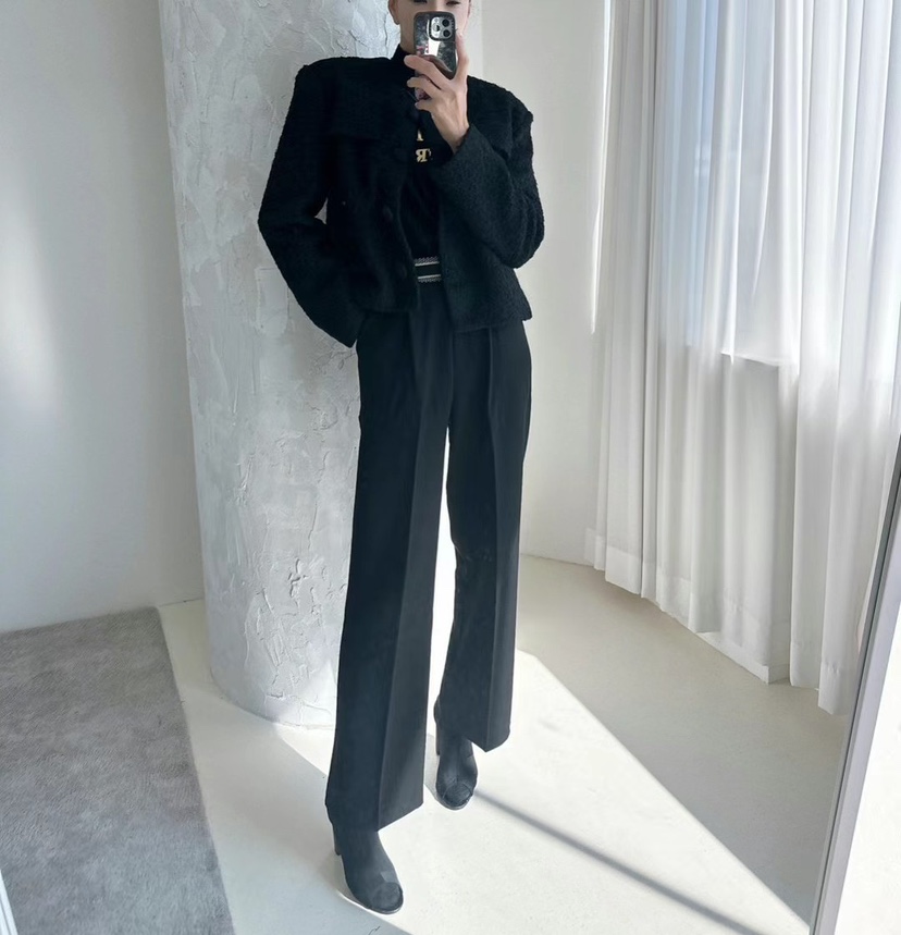 SOUIT東大門㊣直郵女裝新品25秋冬時尚真品休閑推薦夾克羊毛SOUIT by mabel-L夾克