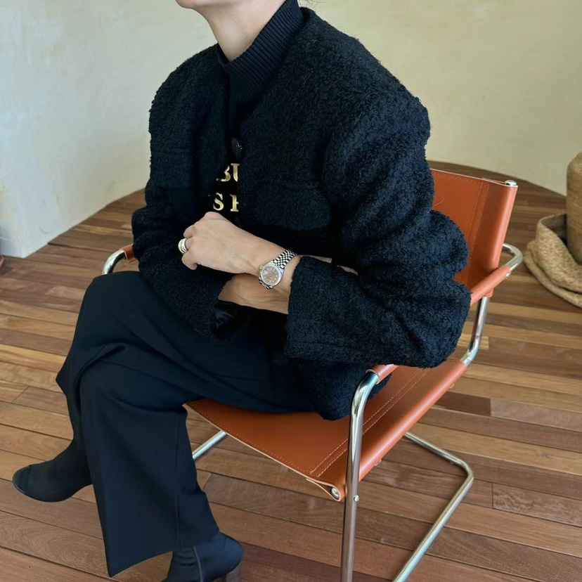 SOUIT東大門㊣直郵女裝新品25秋冬時尚真品休閑推薦夾克羊毛SOUIT by mabel-L夾克