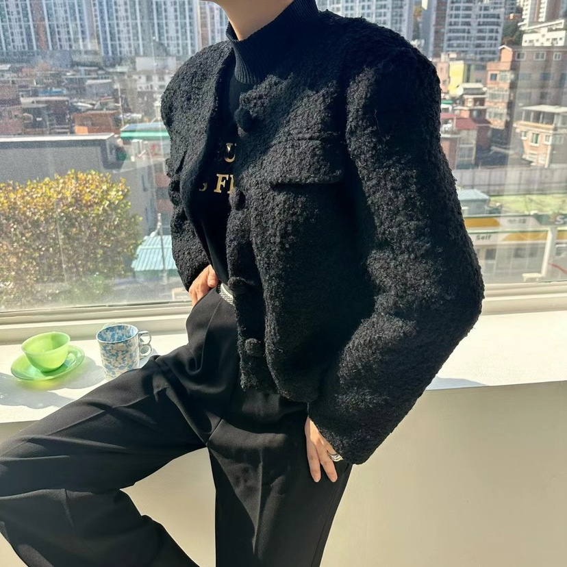 SOUIT東大門㊣直郵女裝新品25秋冬時尚真品休閑推薦夾克羊毛SOUIT by mabel-L夾克